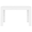 vidaXL Spisebord hvit 120x60x76 cm sponplate