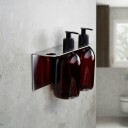 Beslag Design Base Trippel Såpepumpeholder Rustfritt Stål