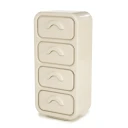 By Boo Gubby kommode stor   beige 50,5x32,5x108 cm