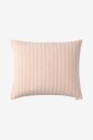 Ellos Home   Putetrekk Elly Stripe i resirkulert halvlinne   Rosa