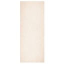 Teppe HUARTE kort luv mykt og vaskbart beige 80x200 cm