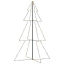 vidaXL Juletre kjegle 240 LED innendørs og utendørs 118x180 cm