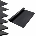 vidaXL Gulv Matte Svart 1,2 x 5 m Gummi