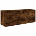  Veggskap til baderom røkt eik 80x25x30 cm konstruert tre