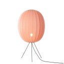 Made By Hand - Knit-Wit 65 Høy Oval Gulvlampe Medium Coral