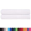vidaXL Badstuhåndklær FROGN 2 stk hvit 80x200 cm 360 gsm
