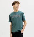 Jack & Jones Jjecaleb Varsity Tee Ss O Neck Noos Jnr Khaki green 128