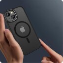 Tech-Protect Magmat 2 Mobildeksel for iPhone 15 - MagSafe Kompatibel - Matt Svart