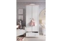 Luna Garderobe 85x52x196 cm - Hvit