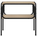 vidaXL Sidetabell Sonoma eik 100 x 50 x 46 cm Konstruert tre