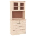 vidaXL Highboard ALTA 77x35x165 cm heltre furu