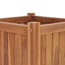 vidaXL Høybed 50x50x50 cm heltre teak