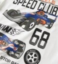 Name It T-skjorte - NkmSiddi - Hotwheels - Bright White - Name It - 6 år (116) - T-skjorte Blå Hvit Oransje Svart