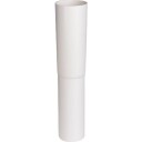 Plastmo nedløpsrør   rett Ø110mm hvit