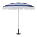 Brafab Follina strandparasoll 240 cm Blå Hvit stripe