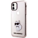 Karl Lagerfeld Hardcase til iPhone 12/12 Pro 6.1" Rosa med Choupette Design