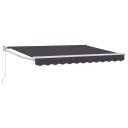  Uttrekkbar markise Antrasitt 3,5 x 2 m