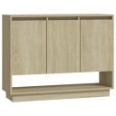 vidaXL Skjenk sonoma eik 97x31x75 cm sponplate