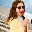 Solbriller IZIPIZI® SUN D Junior 5-10 år Orange Smash