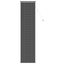 vidaXL Venetiansk persienne Sølvgrå 213 x 50 cm 25 mm PVC
