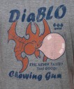 Diablo T-skjorte Graphite - L - Voksen - 100% bomull