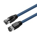 MicroConnect koblingskabel - 25 cm - blå