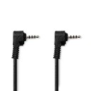 Nedis Audio Video Cable 3.5 Mm Han Nikkel Belagt 2.00 M Rund PVC Sort