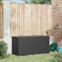 vidaXL Putekasse 120x50x60 cm polyrotting svart