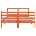  Sengeramme uten madrass brun 135x190 cm heltre furu 3305839