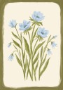 Bluebell Symphony Plakat Plakat / 40x50cm