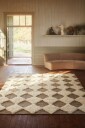 Dusty Deco Chess Rya Ullteppe 300x400 cm Off white/Grå