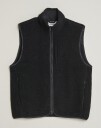 J. Lindeberg Duncan Wool Fleece Vest   Black   S