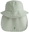 Liewood Damona Seersucker Sun Hat Green 9/12M