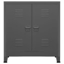 vidaXL Industriell oppbevaringskiste antrasitt 90x40x100 cm stål