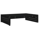  Hagefotskammel svart 120x80 cm heltre furu 825755