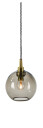 Belid - Gloria Pendel Ø160 Messing/Røyk Glass