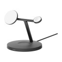 Belkin 3-i-1 Qi2 15W Hurtiglader for iPhone og Apple Watch - Trådløs Lader, Svart