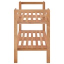 vidaXL Skohylle 69x27x41 cm heltre valn?tt