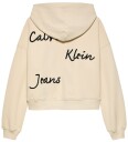 Calvin Klein Hettegenser   Håndskrift Logo   Turteldue   Calvin Klein   10 år 140   Hettegenser   Beige
