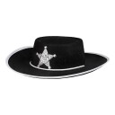 Boland Party Partners Sheriffhatt Svart for Barn One size 04030
