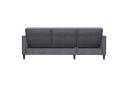 Sovesofa Hartford 213x153x82 cm Antrasitt Fløyel   213x153x82 cm Antrasitt Fløyel