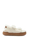 Moon Boot Mb Shearling Sandal   White   39