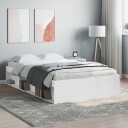 vidaXL Sengeramme hvit 120x190 cm 8721012158504
