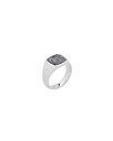 Tom Wood Jewellery Kay Ring Larvikite Ring Sølv 58