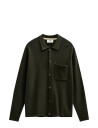 Anerkjendt Aksvend Needle Rib Knit Cardigan - Green - M