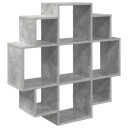 vidaXL Vegghylle Betonggrå 90 x 25 x 90 cm Konstruert tre