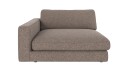 Rowico Home Duncan 1,5 seters sjeselong V Mørk beige Bobby 4 129 x 150 x 78 cm Beige