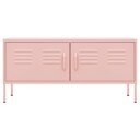 vidaXL TV-benk rosa 105x35x50 cm stål