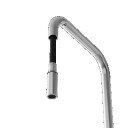 Lavabo Alkymist 788 RS Firkantet kjøkkenkran med uttrekkbar servant, rustfritt stål