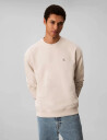 Calvin Klein Jeans Ls Eu 350Terry Monogram Cn Swtsh - Cream - XL